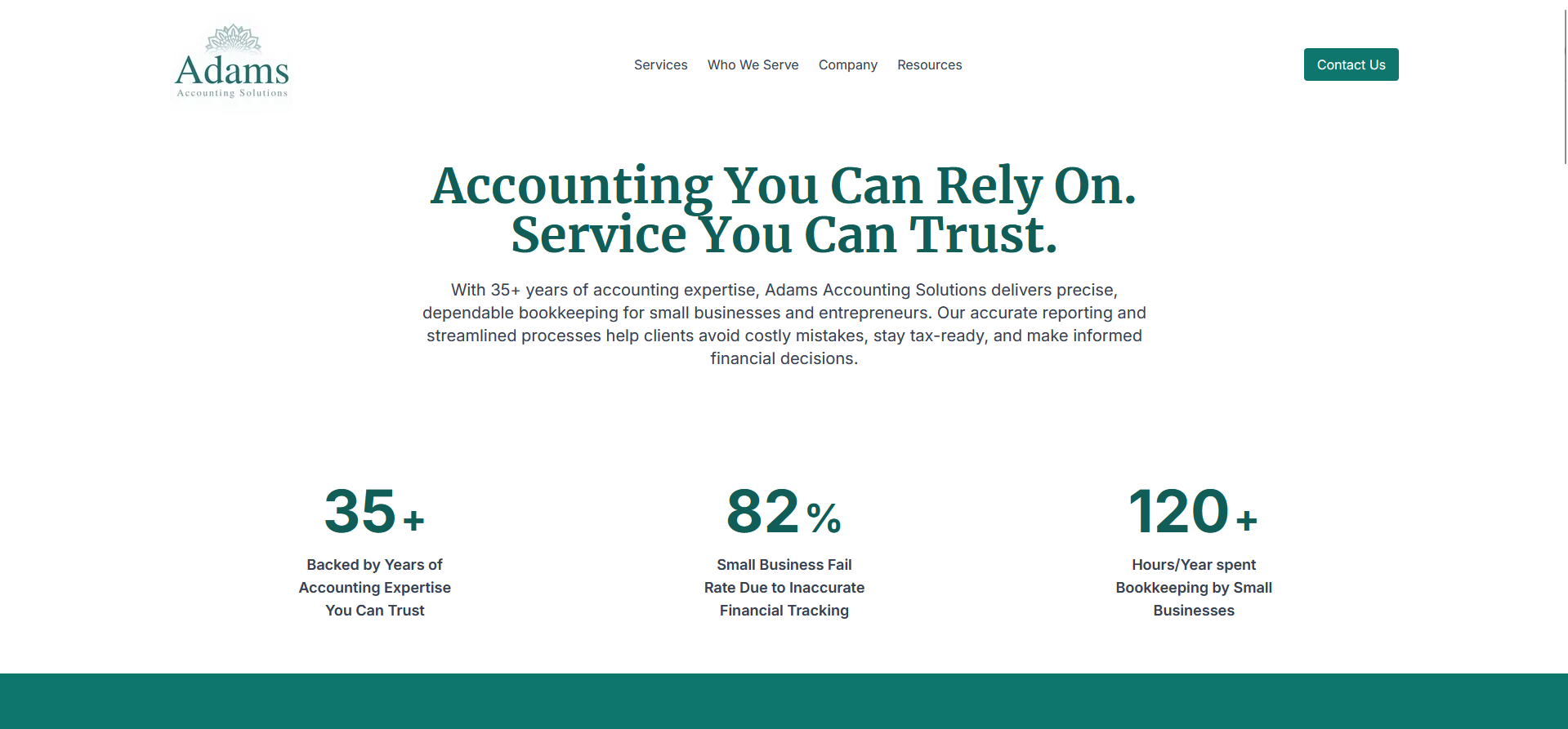 Professional Accounting Service Website