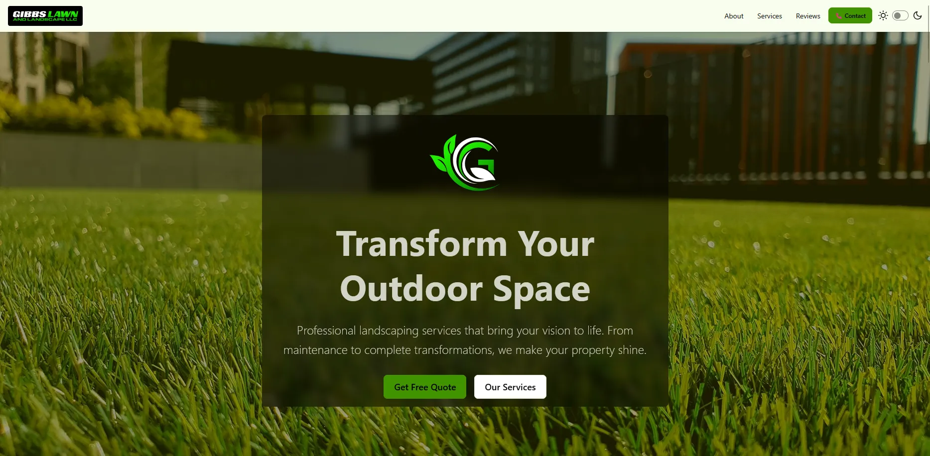 Landscape Website